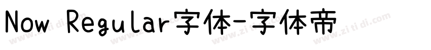 Now Regular字体字体转换